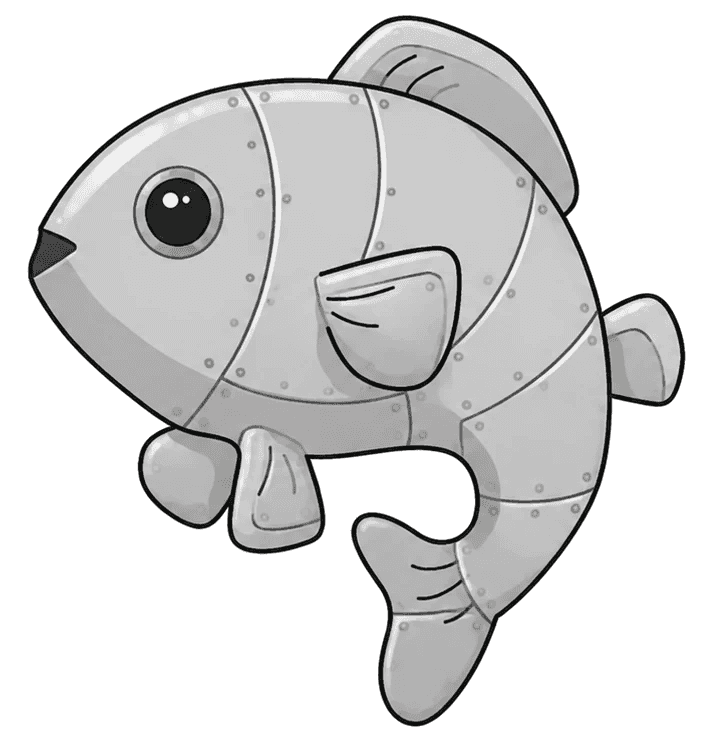 AI agent robot fish