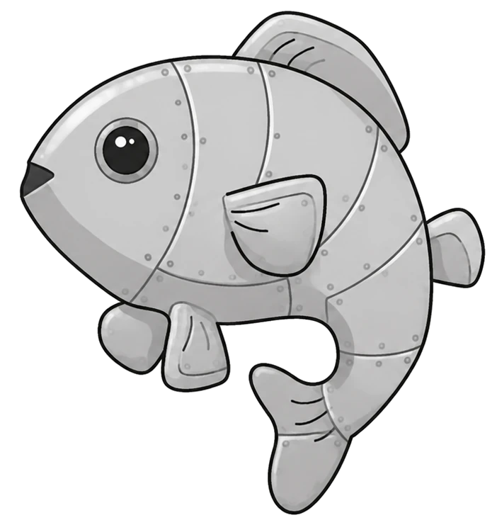 AI agent robot fish